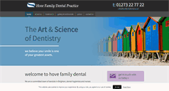 Desktop Screenshot of hovefamilydental.co.uk