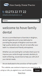 Mobile Screenshot of hovefamilydental.co.uk